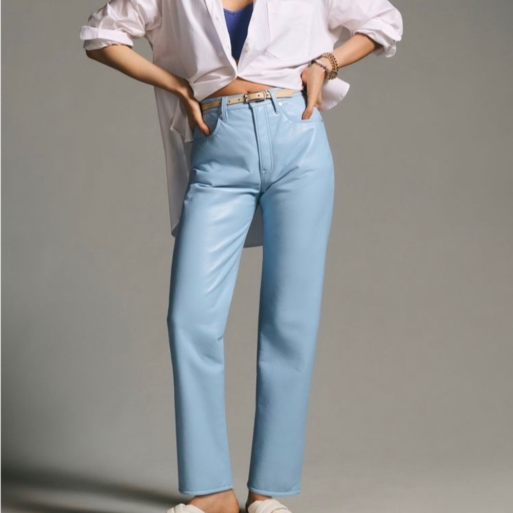 ANTHROPOLOGIE PANT BEAUTIFUL COLOR AND MATERIAL size 26 NEW WITH TAGS